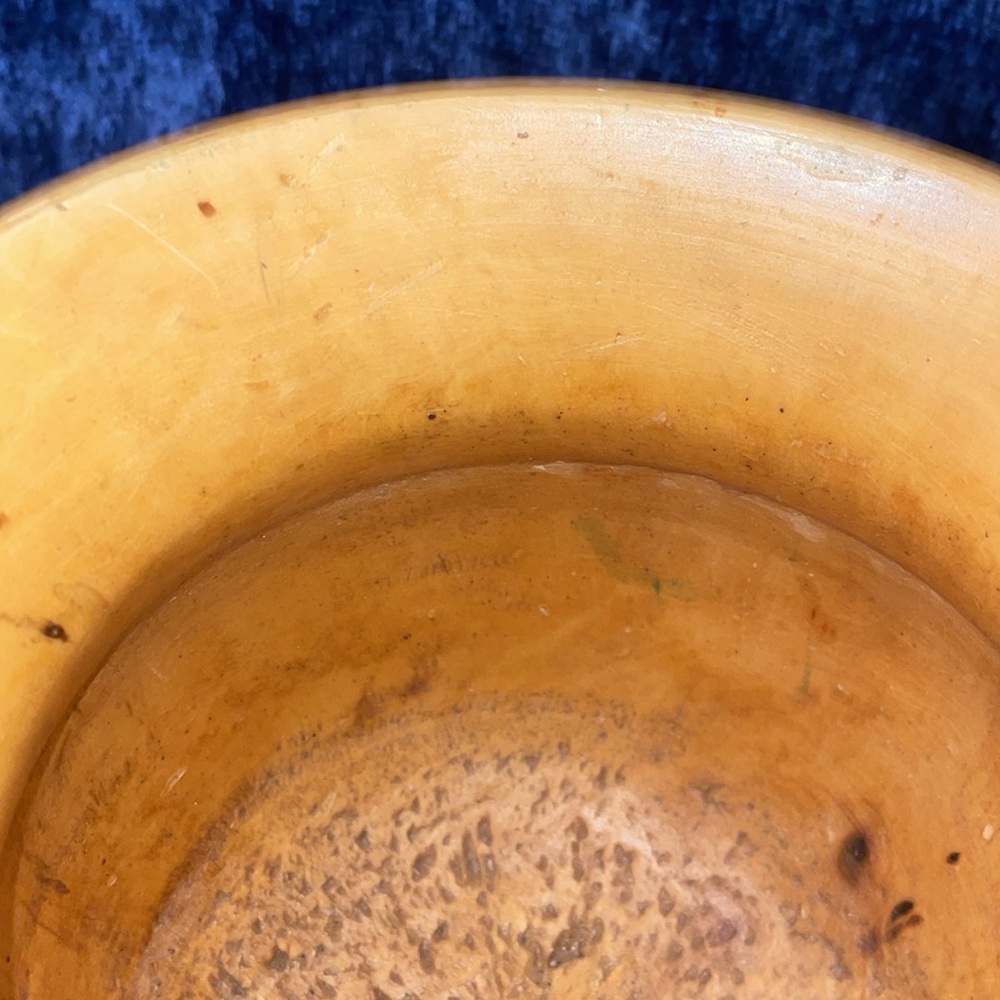 Vintage Natural Wood Finish Decorative Vase - Picture 4 of 5